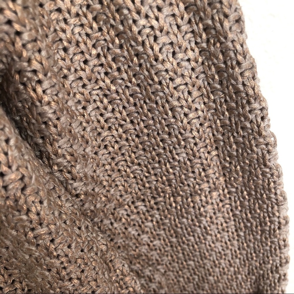 ANTHROPOLOGIE MOTH Metallic Knit Pullover Sweater - Picture 2 of 5